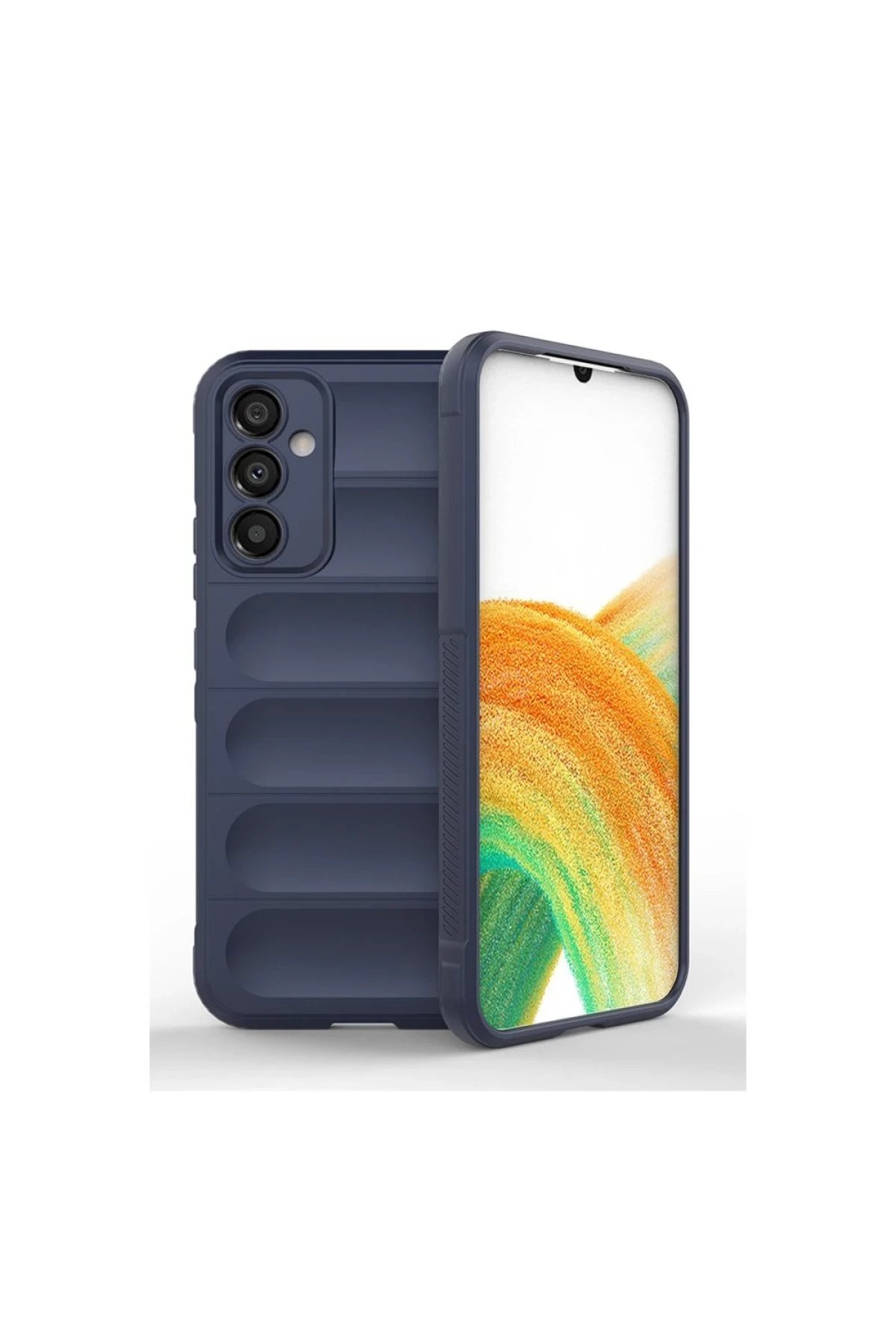 Newface Samsung Galaxy A16 5G Kılıf Optimum Silikon - Lacivert