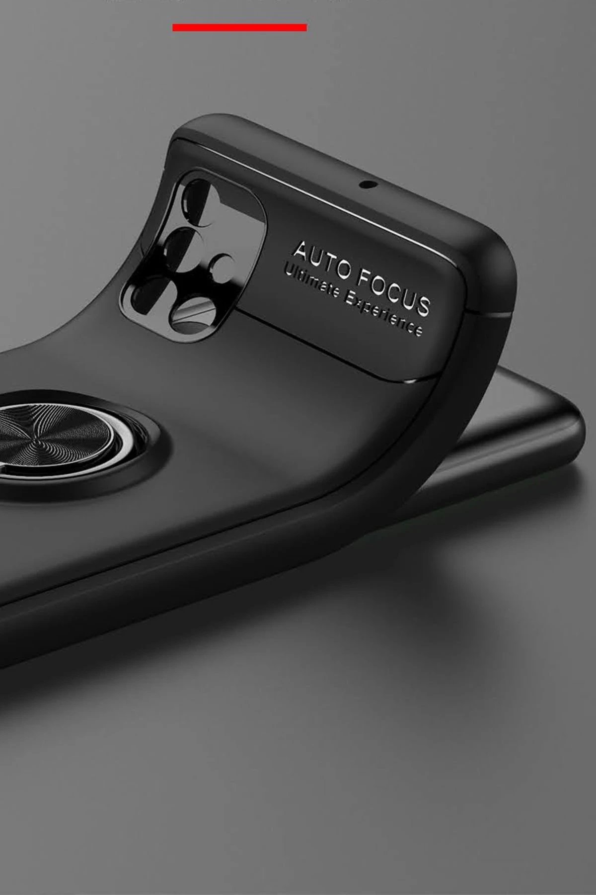 Newface Samsung Galaxy M51 Kılıf Range Yüzüklü Silikon - Mavi