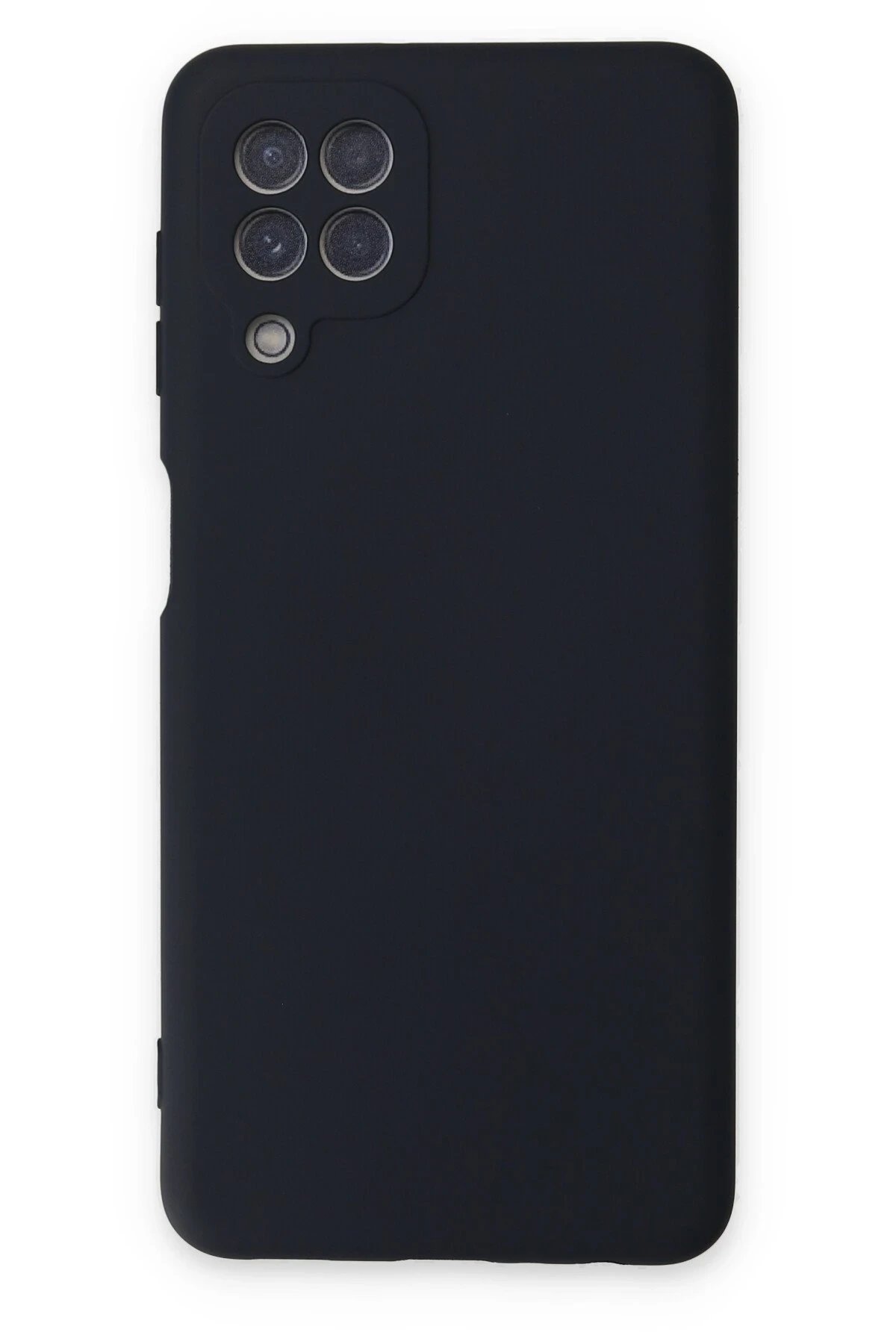 Newface Samsung Galaxy A22 Kılıf Nano içi Kadife Silikon - Lacivert