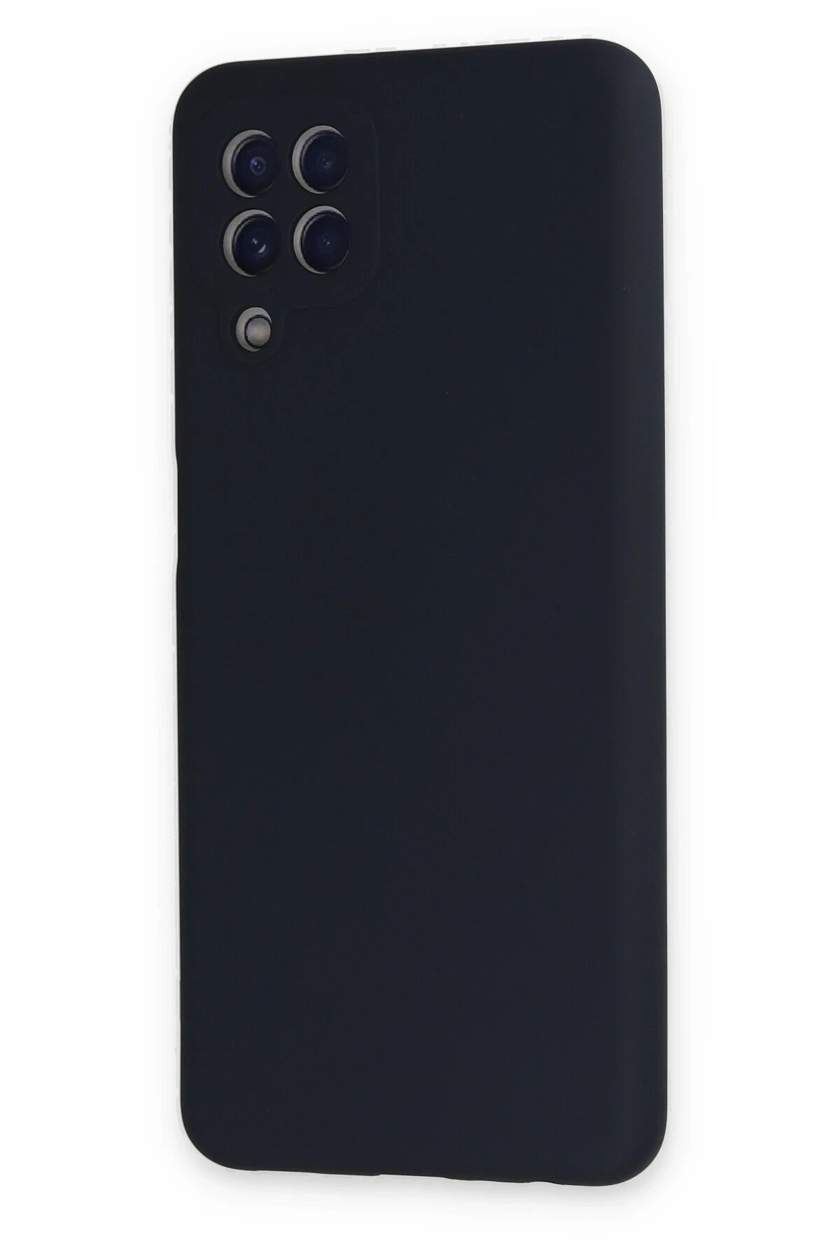 Newface Samsung Galaxy A22 Kılıf Nano içi Kadife Silikon - Lacivert