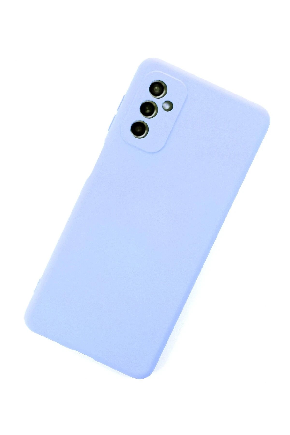 Newface Samsung Galaxy M52 5G Kılıf Nano içi Kadife Silikon - Lila