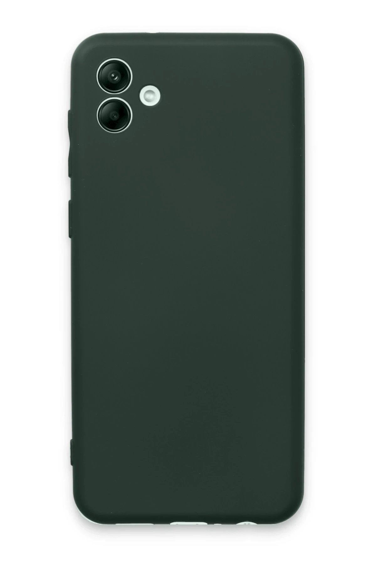 Newface Samsung Galaxy A04E Kılıf First Silikon - Koyu Yeşil