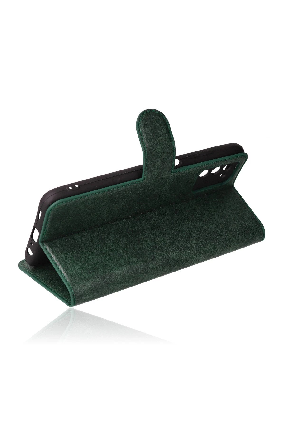 Newface Samsung Galaxy A03S Kılıf Trend S Plus Kapaklı Kılıf - Yeşil