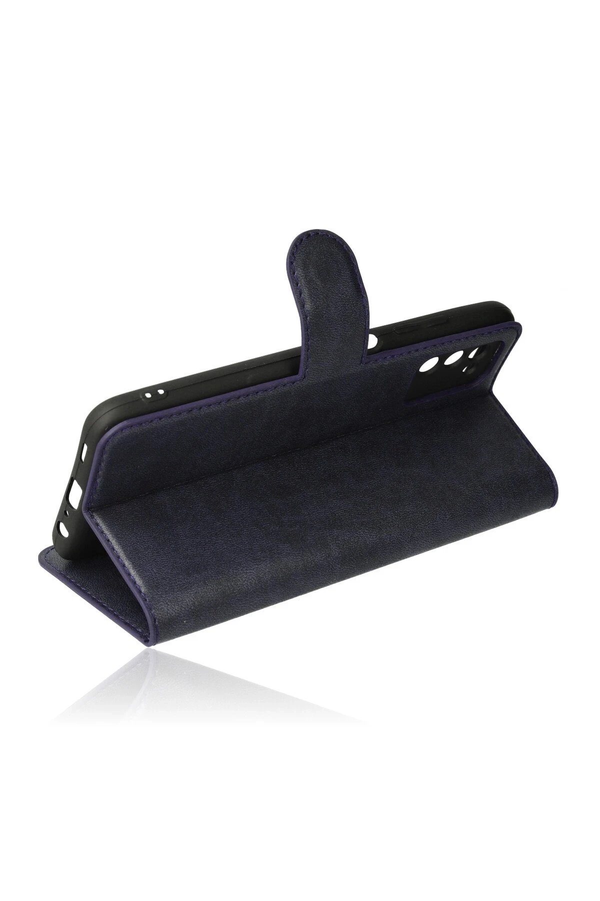 Newface Samsung Galaxy A03S Kılıf Trend S Plus Kapaklı Kılıf - Lacivert