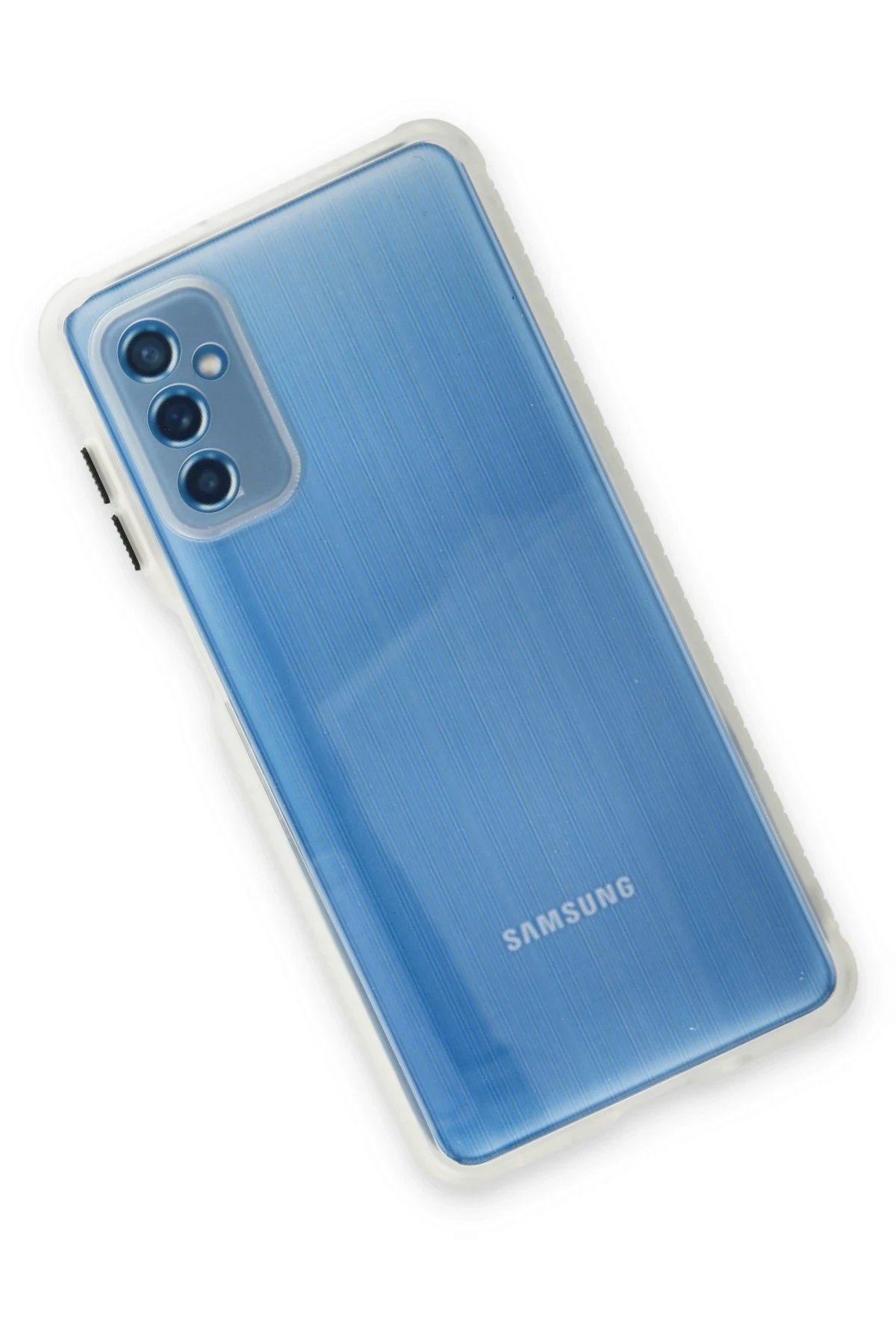 Newface Samsung Galaxy M52 5G Kılıf Miami Şeffaf Silikon - Şeffaf