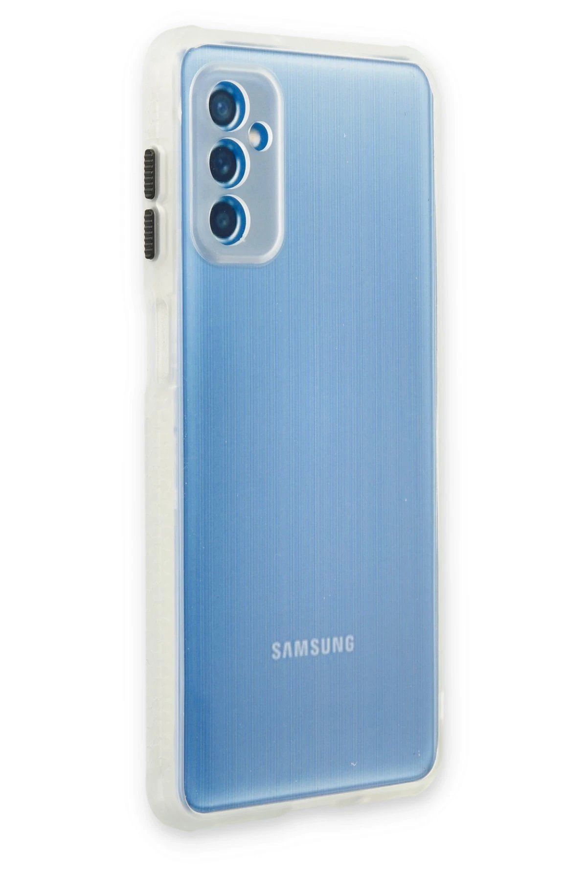 Newface Samsung Galaxy M52 5G Kılıf Miami Şeffaf Silikon - Şeffaf