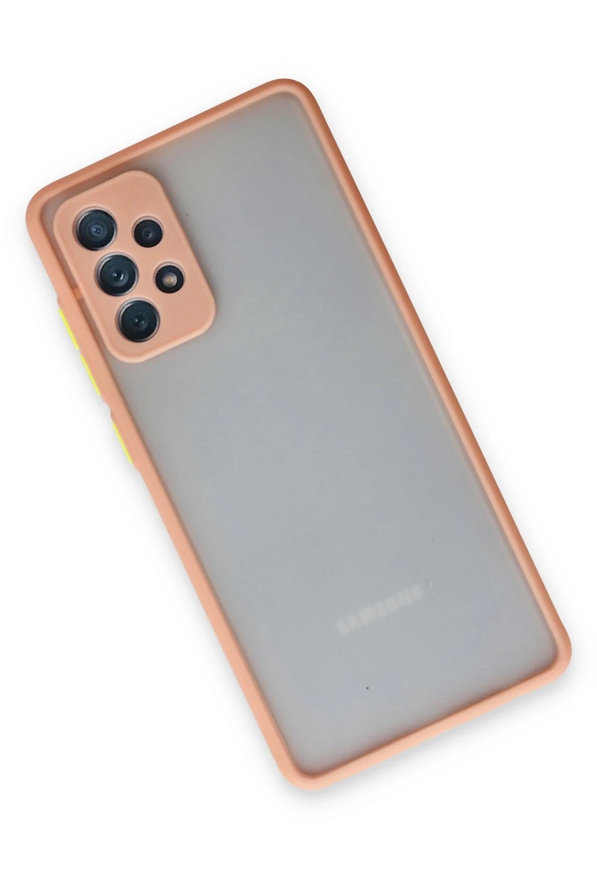 Newface Samsung Galaxy A52 Kılıf Montreal Silikon Kapak - Pembe