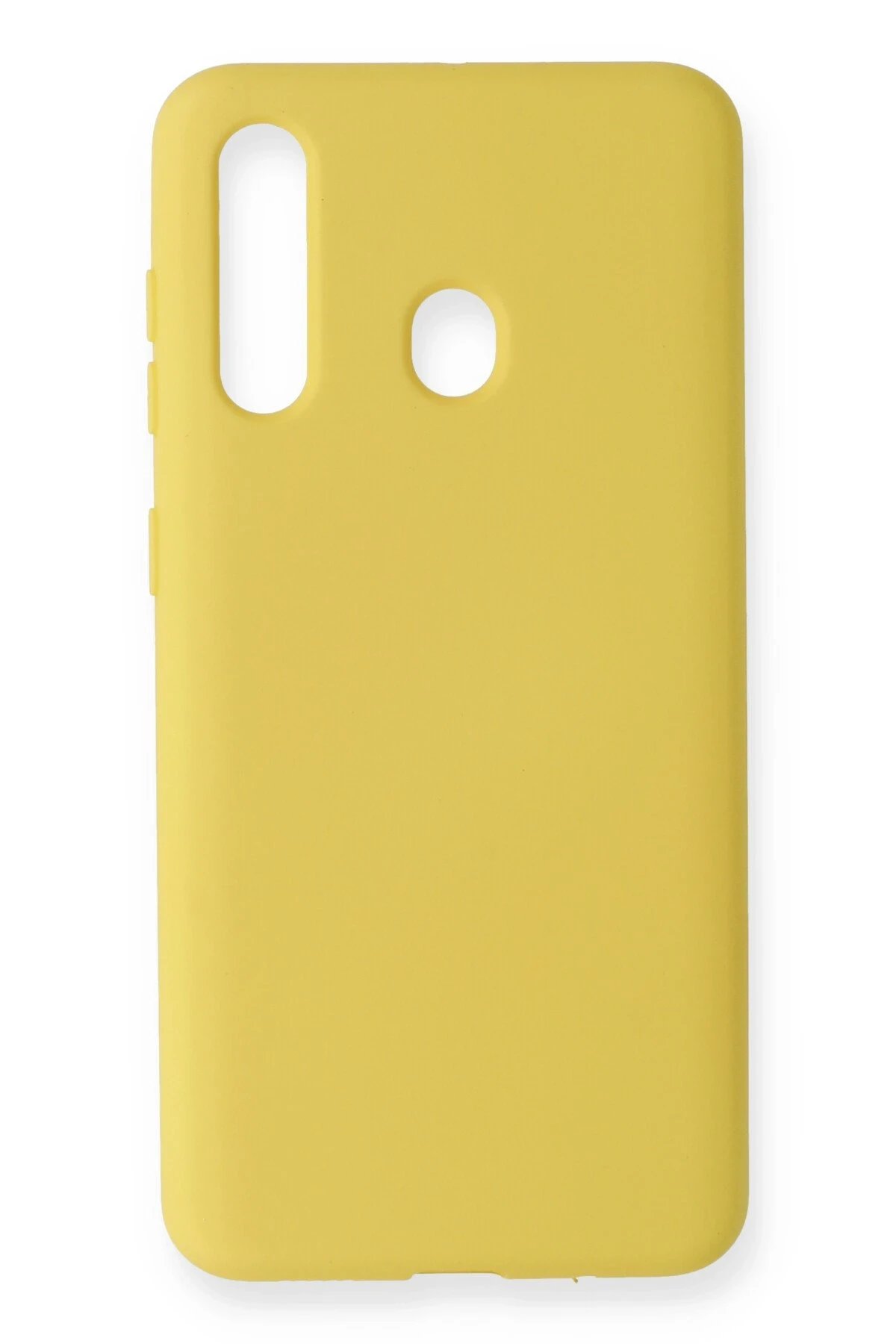 Newface Samsung Galaxy M40 Kılıf Nano içi Kadife Silikon - Sarı