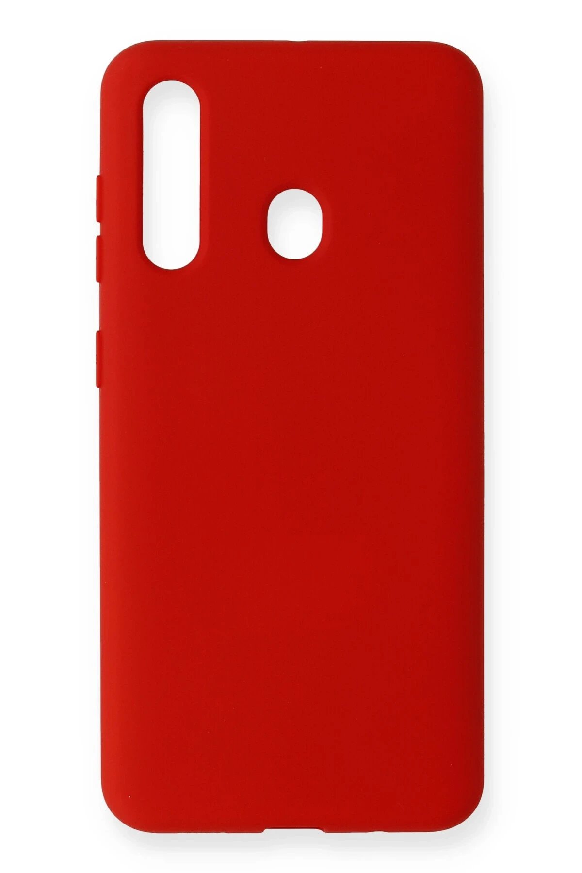 Newface Samsung Galaxy M40 Kılıf Nano içi Kadife Silikon - Kırmızı