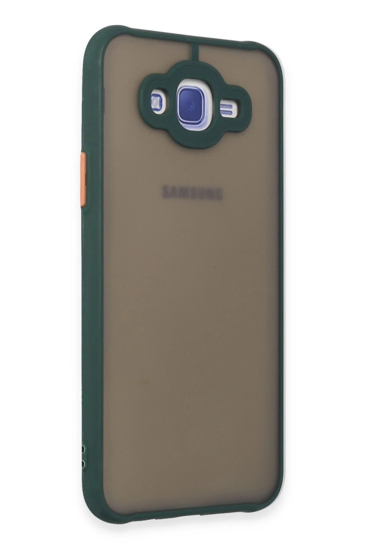 Newface Samsung Galaxy J7 Kılıf Montreal Silikon Kapak - Yeşil