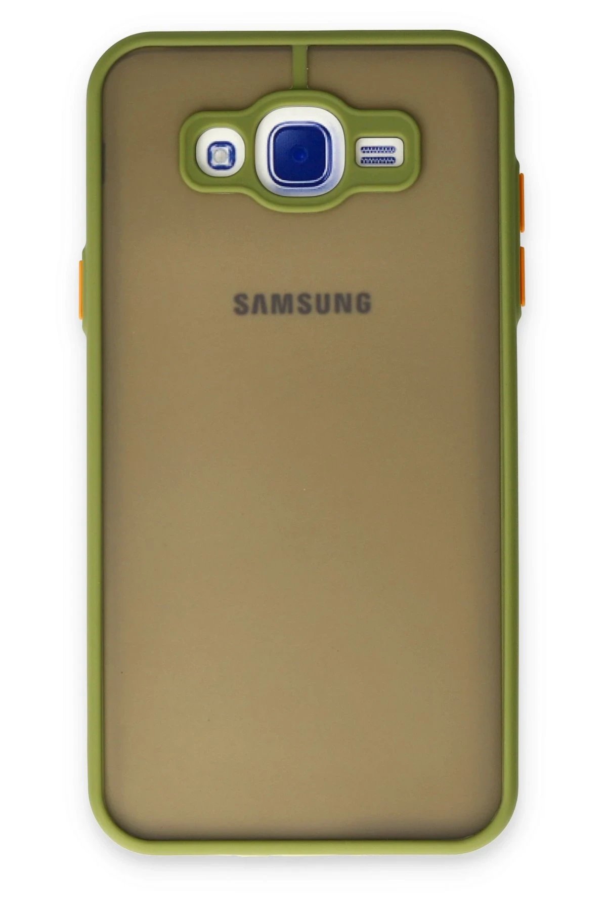 Newface Samsung Galaxy J7 Kılıf Montreal Silikon Kapak - Açık Yeşil