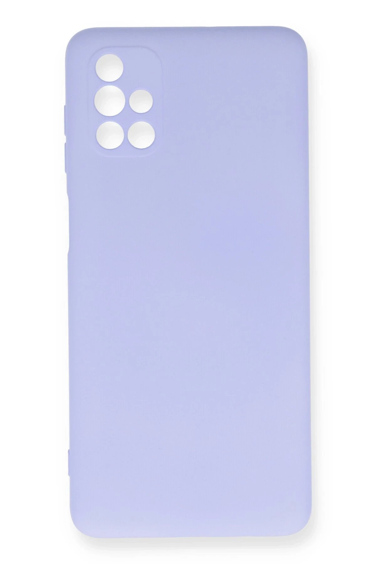 Newface Samsung Galaxy M51 Kılıf Nano içi Kadife Silikon - Lila