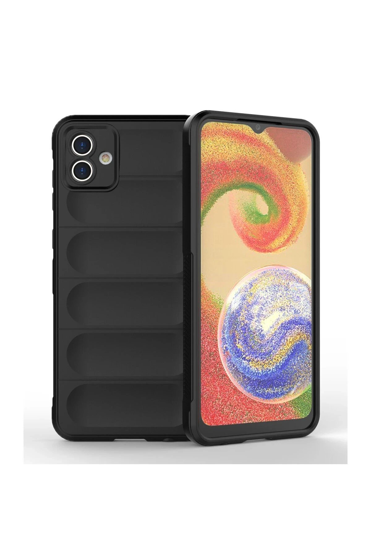 Newface Samsung Galaxy A04E Kılıf Optimum Silikon - Siyah