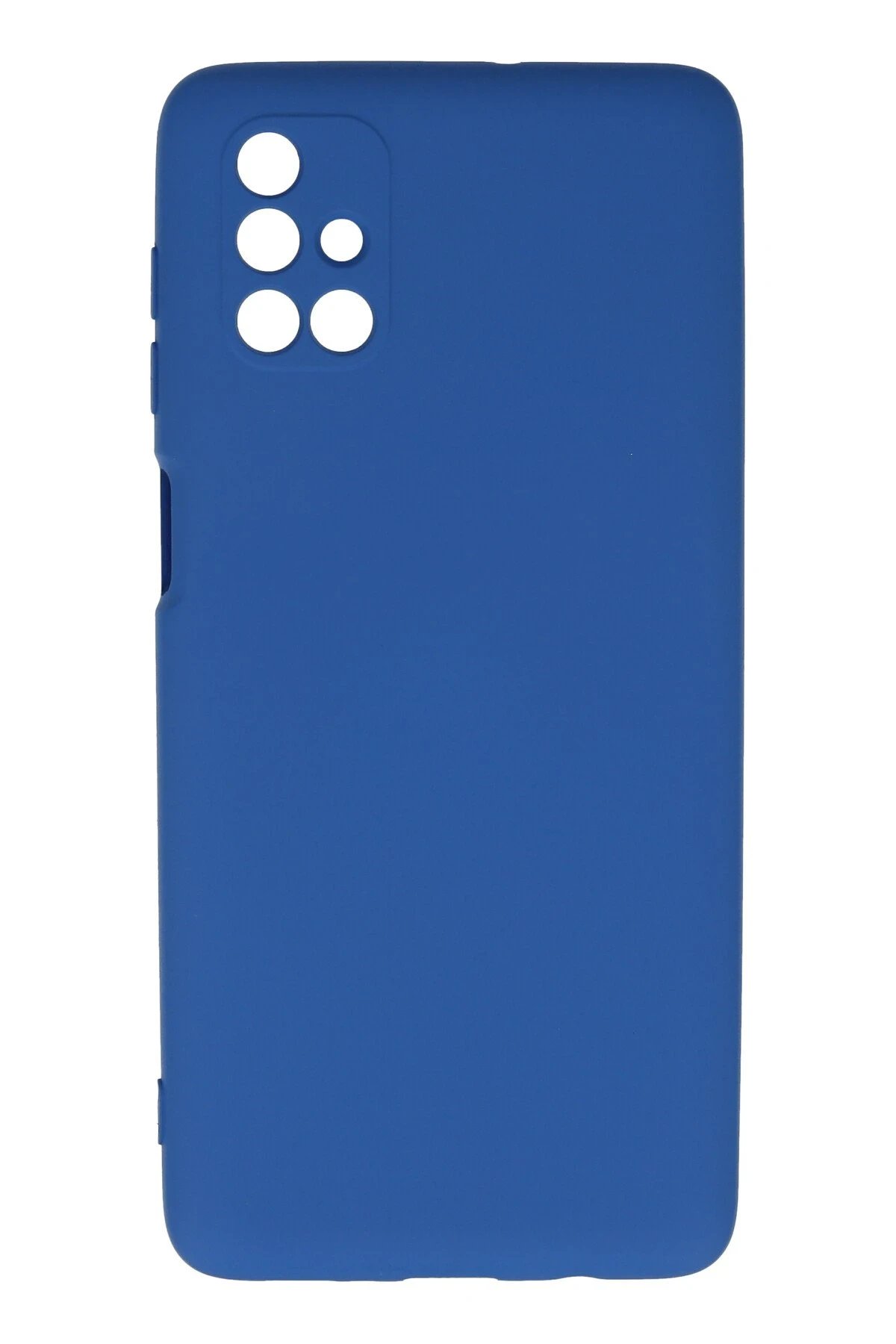 Newface Samsung Galaxy M51 Kılıf Nano içi Kadife Silikon - Mavi