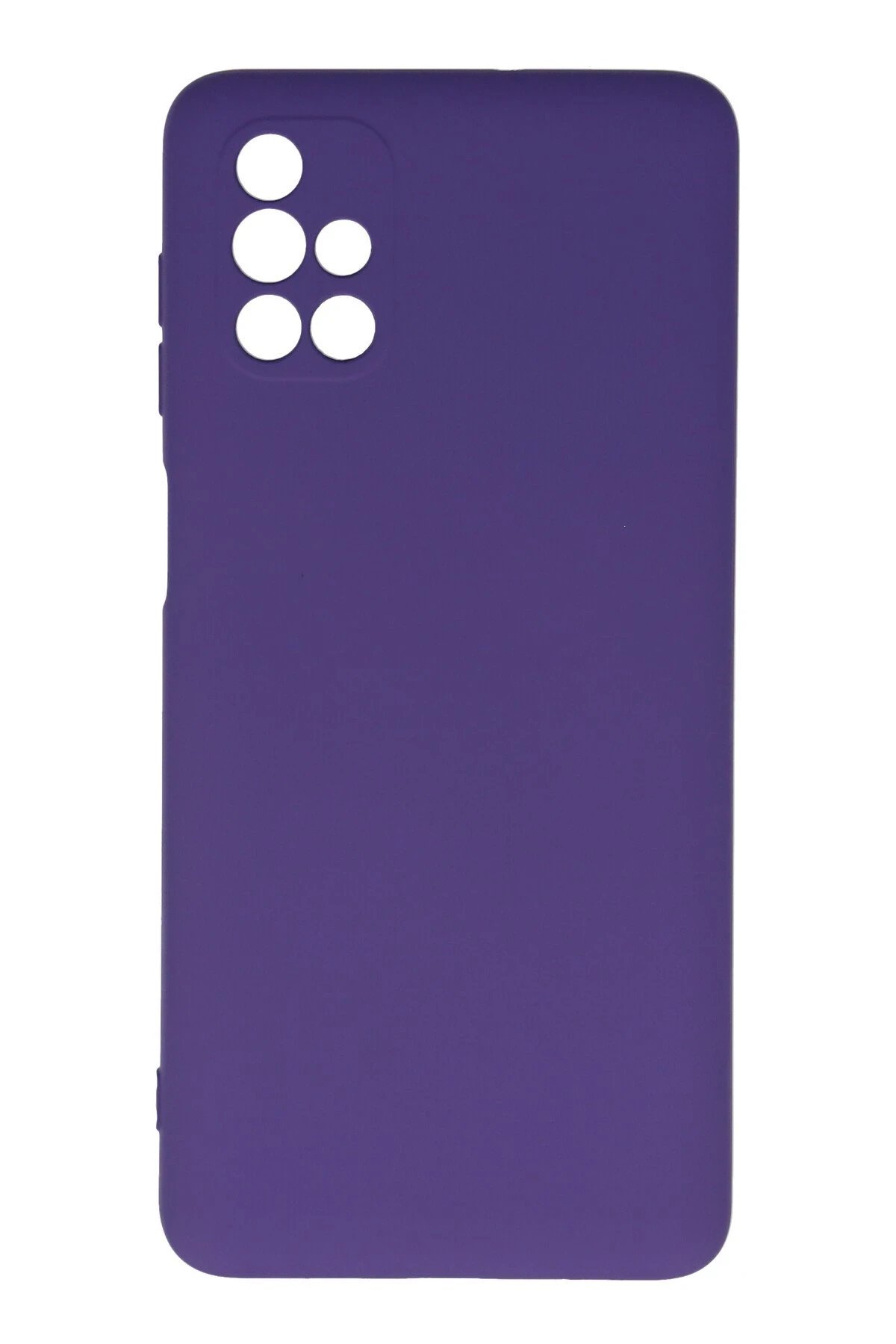 Newface Samsung Galaxy M51 Kılıf Nano içi Kadife Silikon - Mor