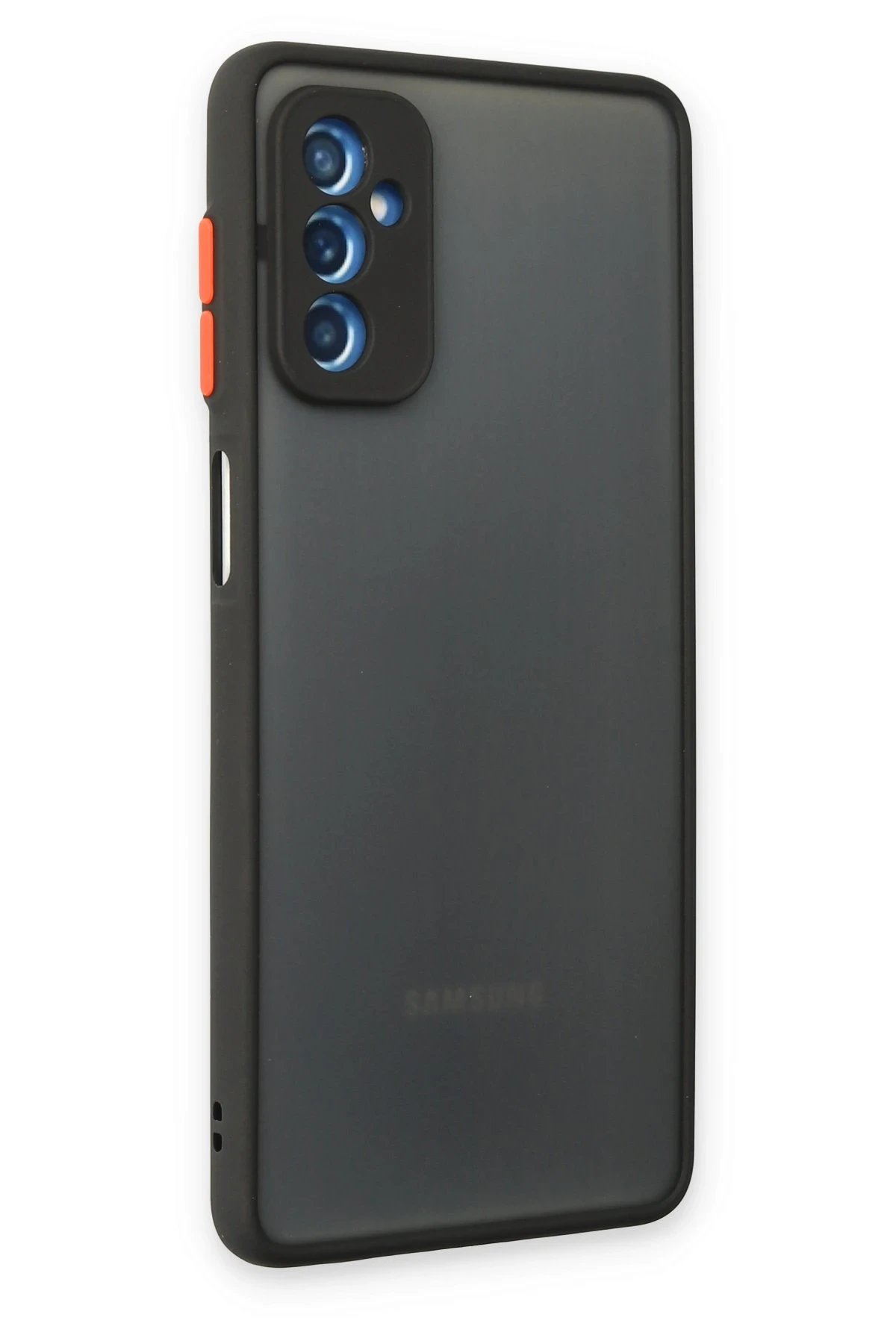 Newface Samsung Galaxy M52 5G Kılıf Montreal Silikon Kapak - Siyah