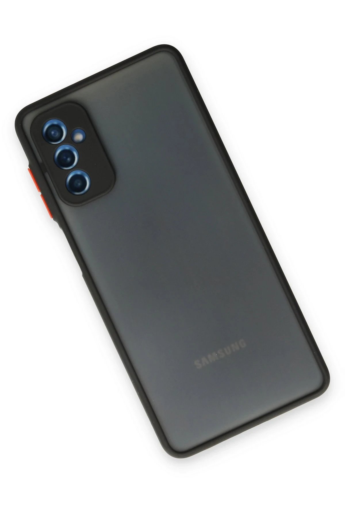 Newface Samsung Galaxy M52 5G Kılıf Montreal Silikon Kapak - Siyah