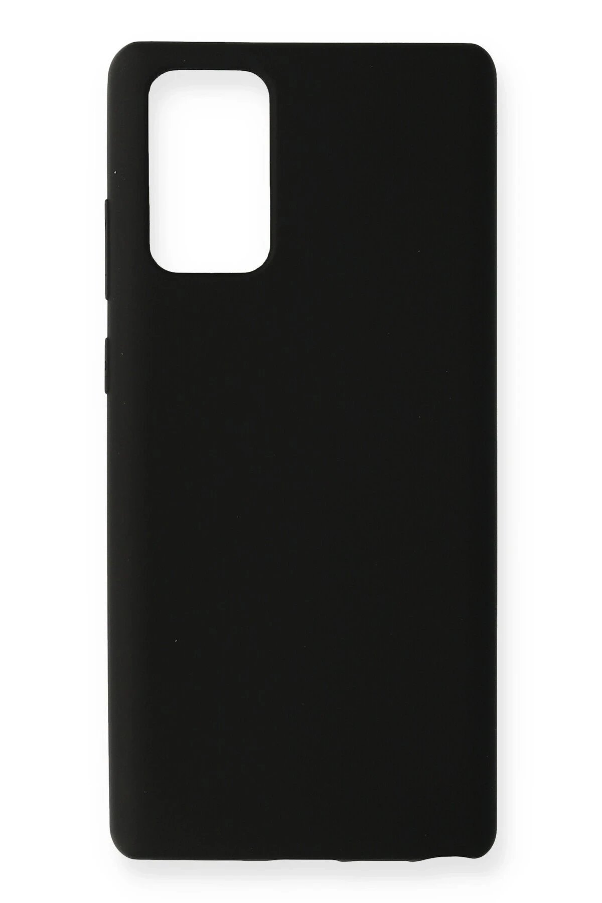 Newface Samsung Galaxy Note 20 Kılıf Nano içi Kadife Silikon - Siyah