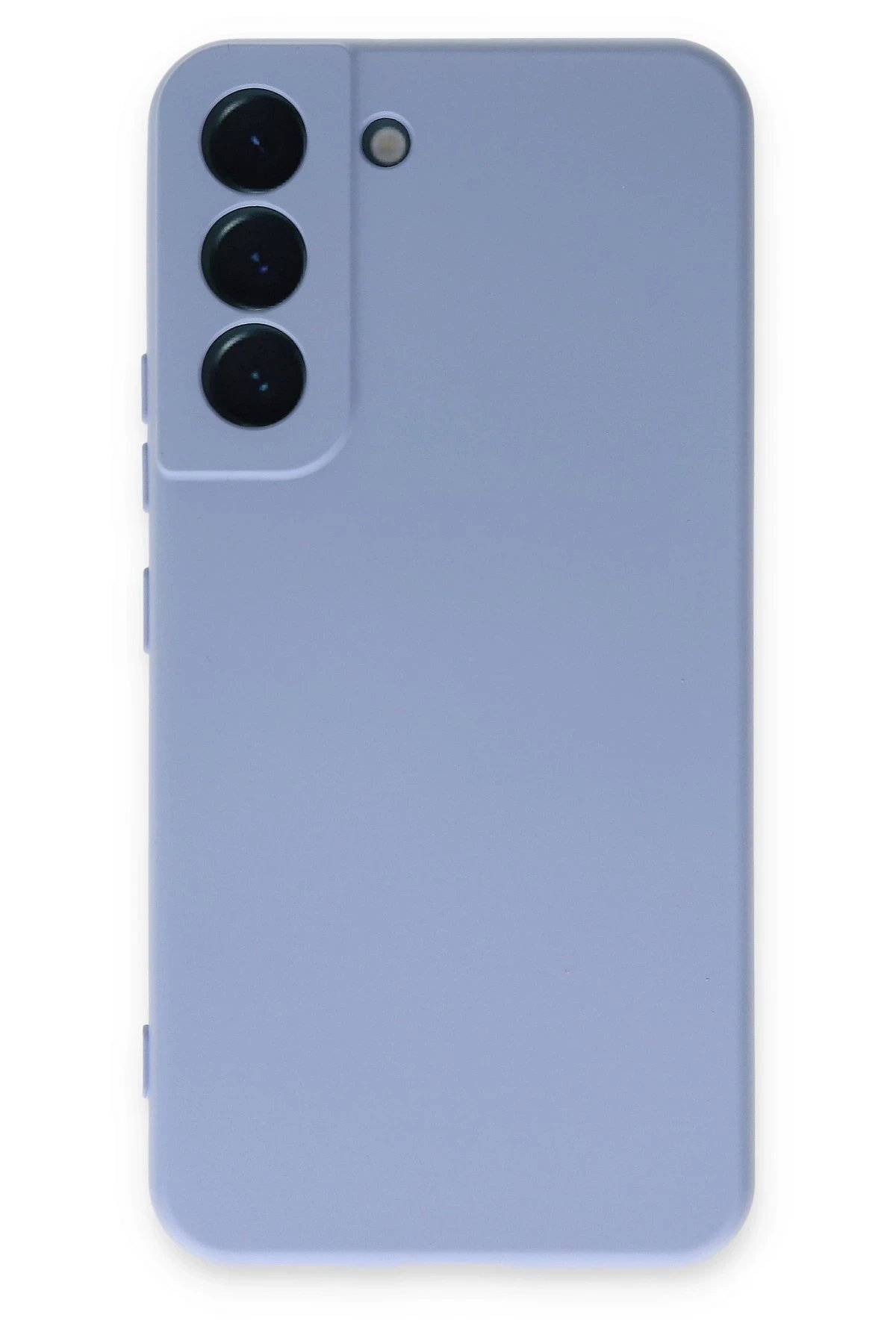 Newface Samsung Galaxy S22 Kılıf Nano içi Kadife Silikon - Lila