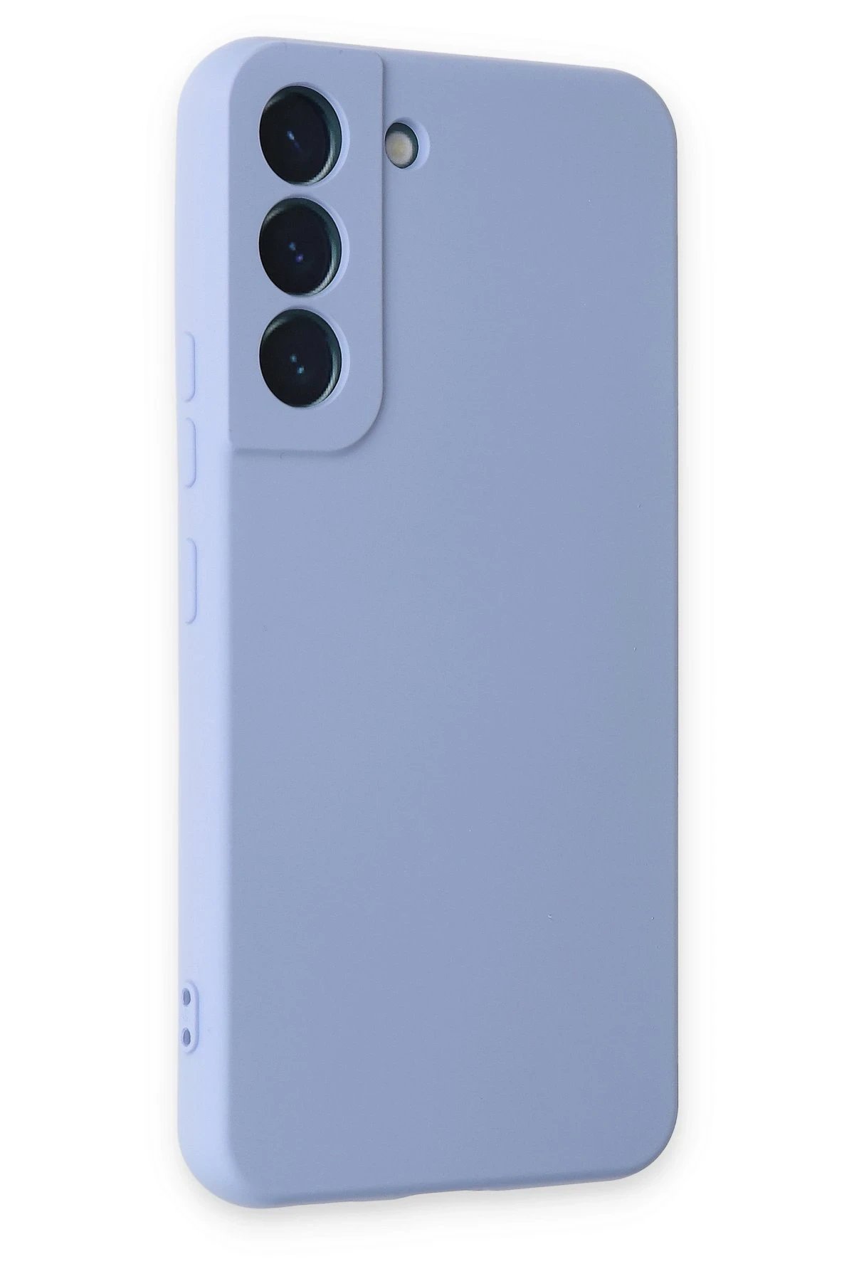 Newface Samsung Galaxy S22 Kılıf Nano içi Kadife Silikon - Lila