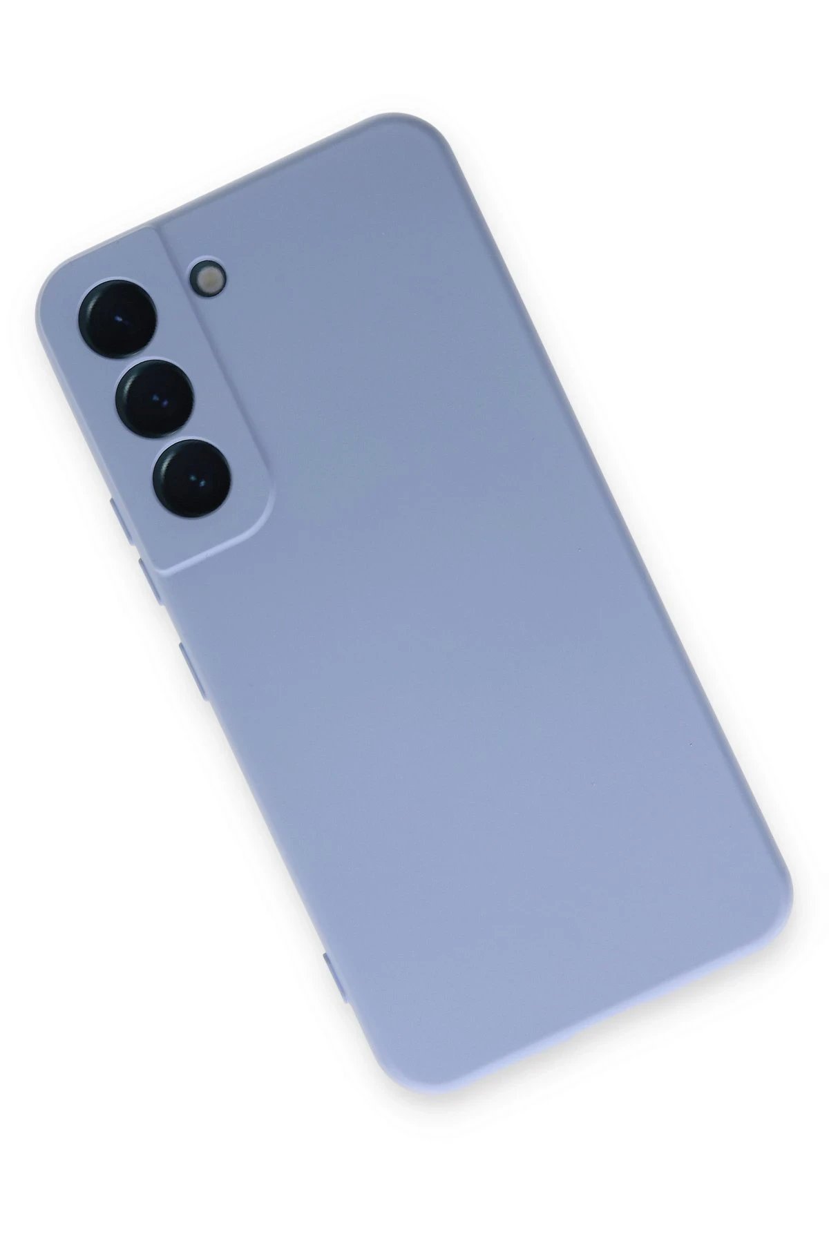 Newface Samsung Galaxy S22 Kılıf Nano içi Kadife Silikon - Lila