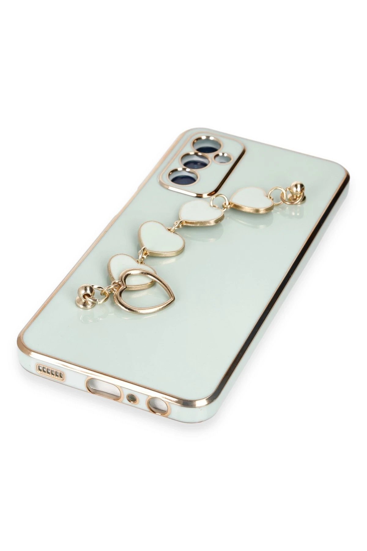 Newface Samsung Galaxy A14 4G Kılıf Esila Silikon - Su Yeşili