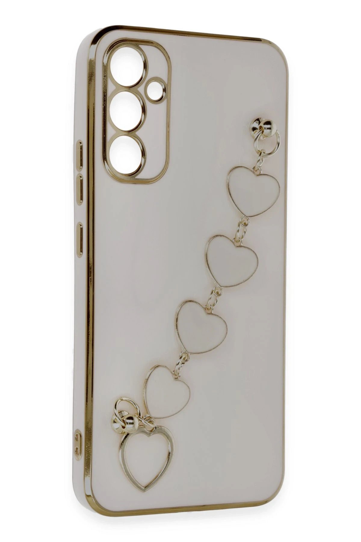 Newface Samsung Galaxy A34 5G Kılıf Esila Silikon - Pudra