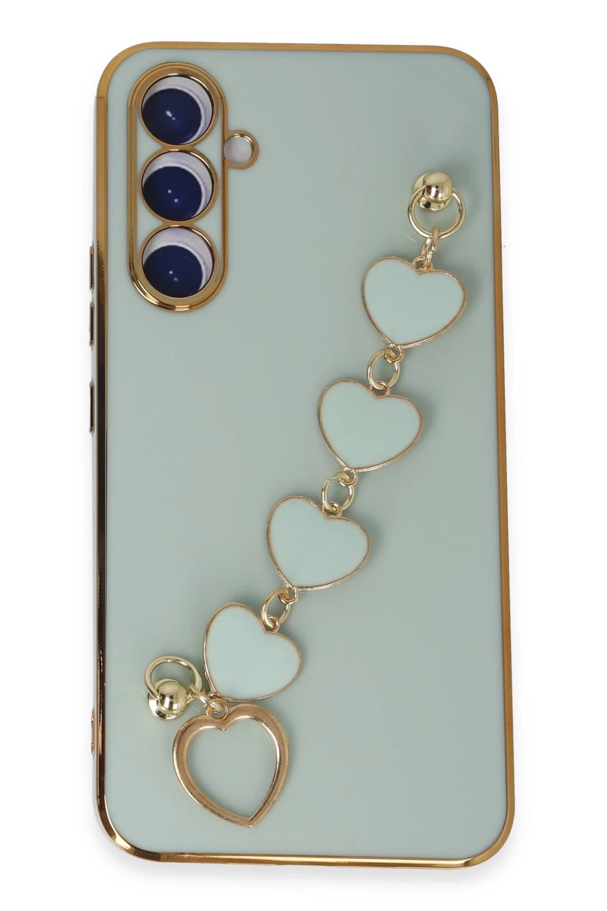 Newface Samsung Galaxy A54 5G Kılıf Esila Silikon - Su Yeşili