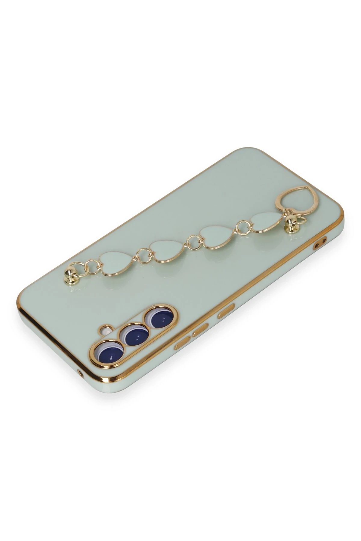 Newface Samsung Galaxy A54 5G Kılıf Esila Silikon - Su Yeşili