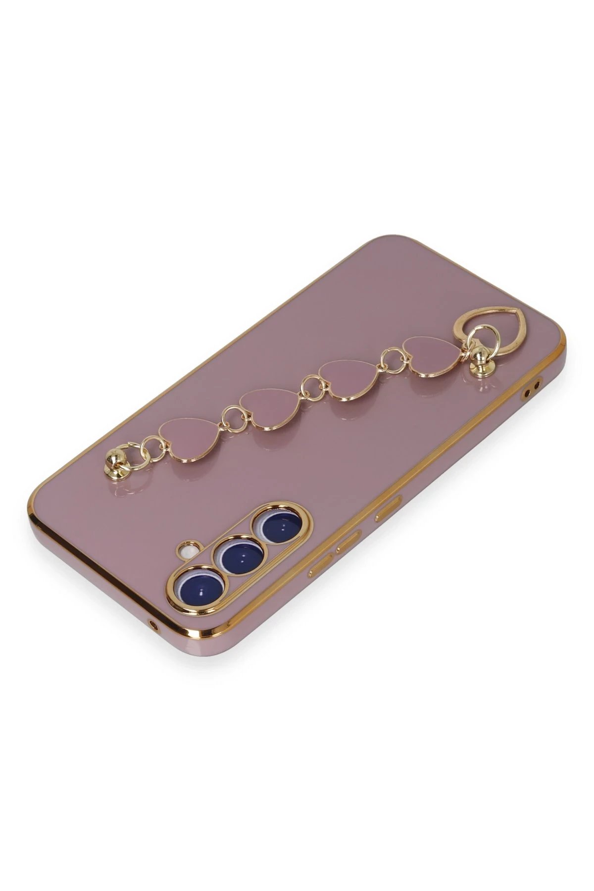 Newface Samsung Galaxy A54 5G Kılıf Esila Silikon - Mor