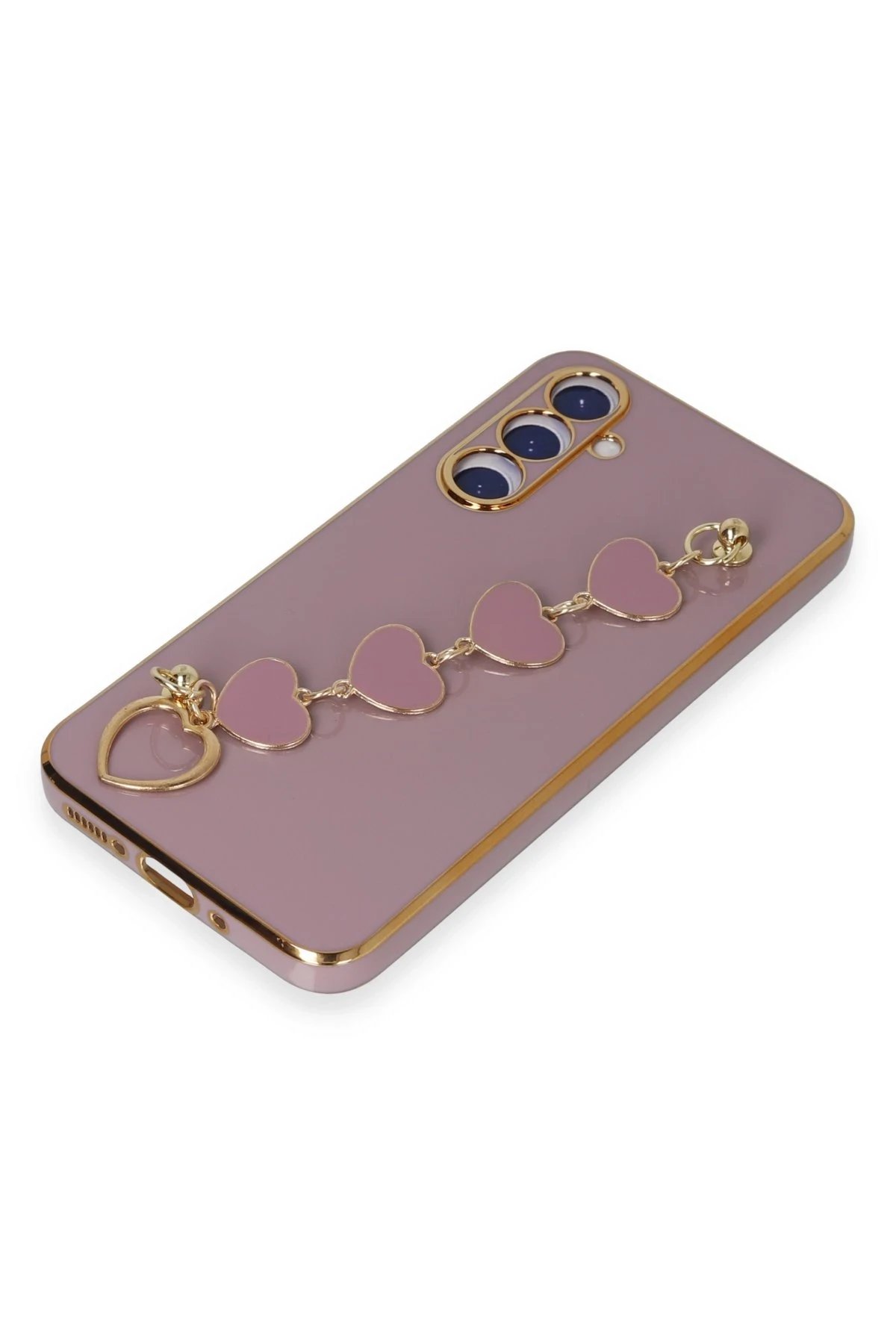 Newface Samsung Galaxy A54 5G Kılıf Esila Silikon - Mor