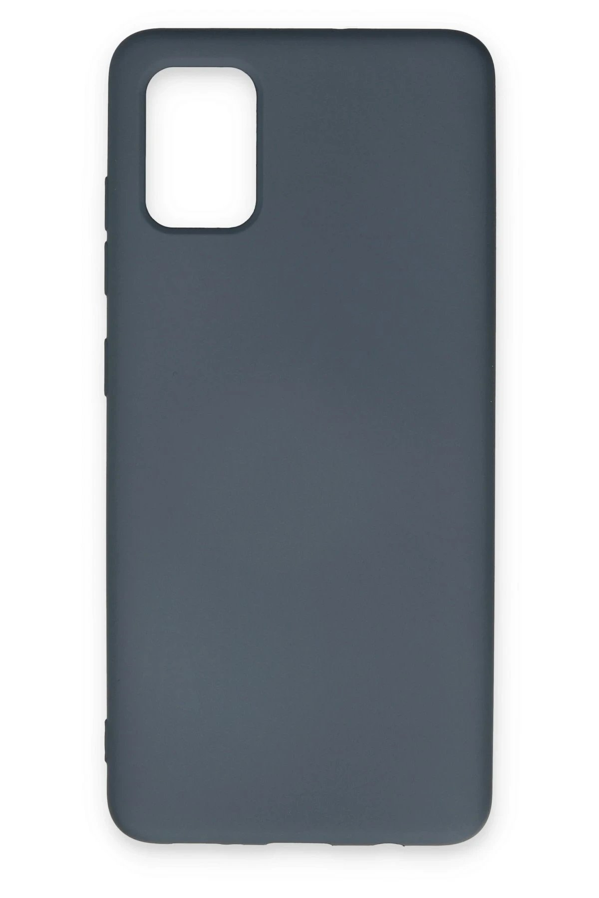 Newface Samsung Galaxy A51 Kılıf Nano içi Kadife Silikon - Gri