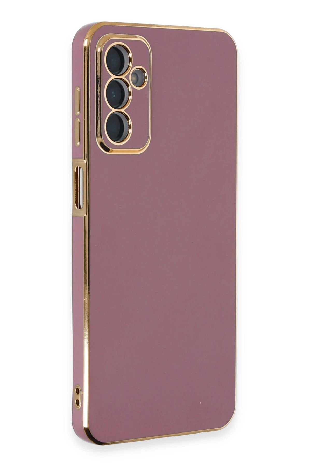 Newface Samsung Galaxy A14 4G Kılıf Volet Silikon - Kırmızı