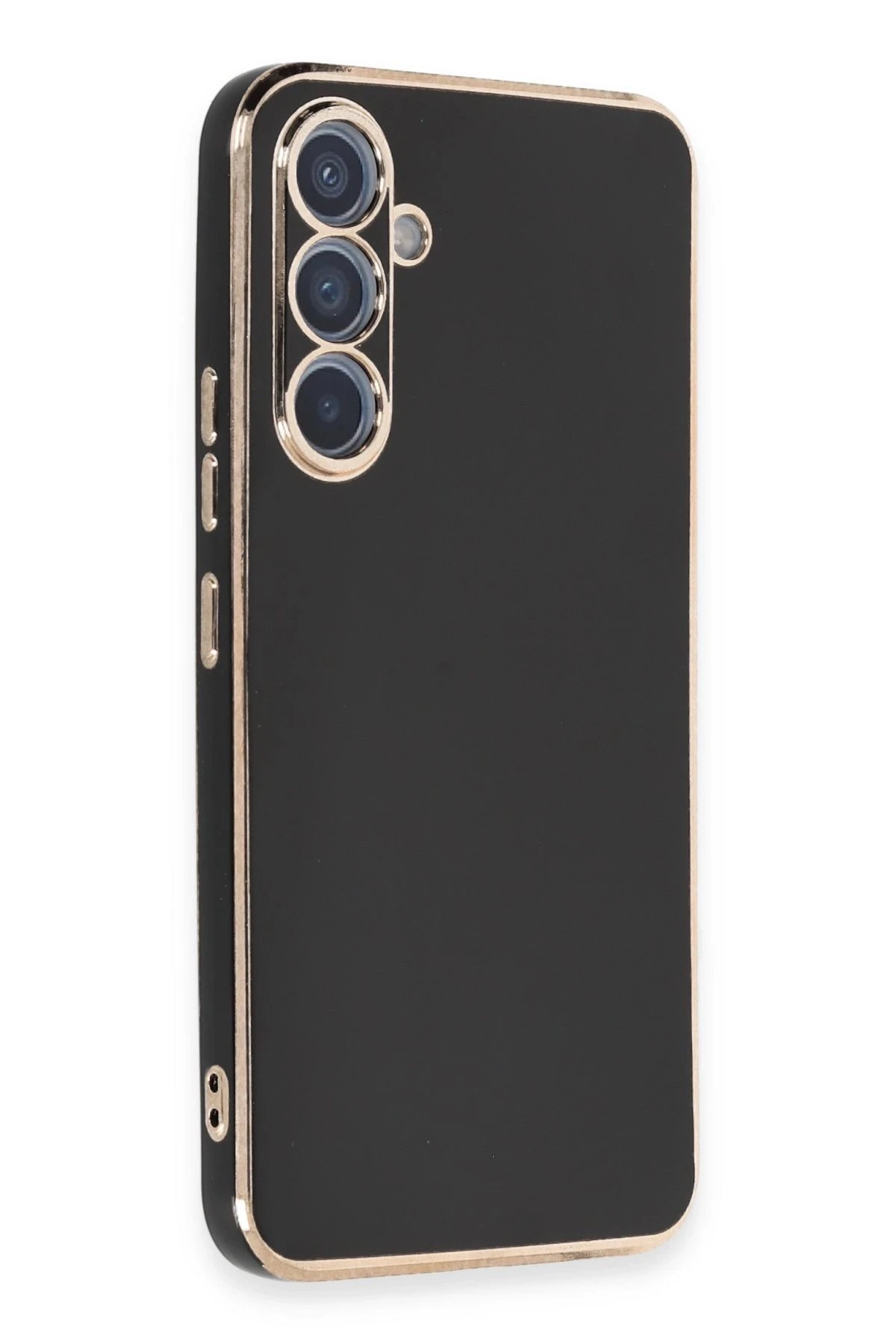 Newface Samsung Galaxy A54 5G Kılıf Volet Silikon - Siyah