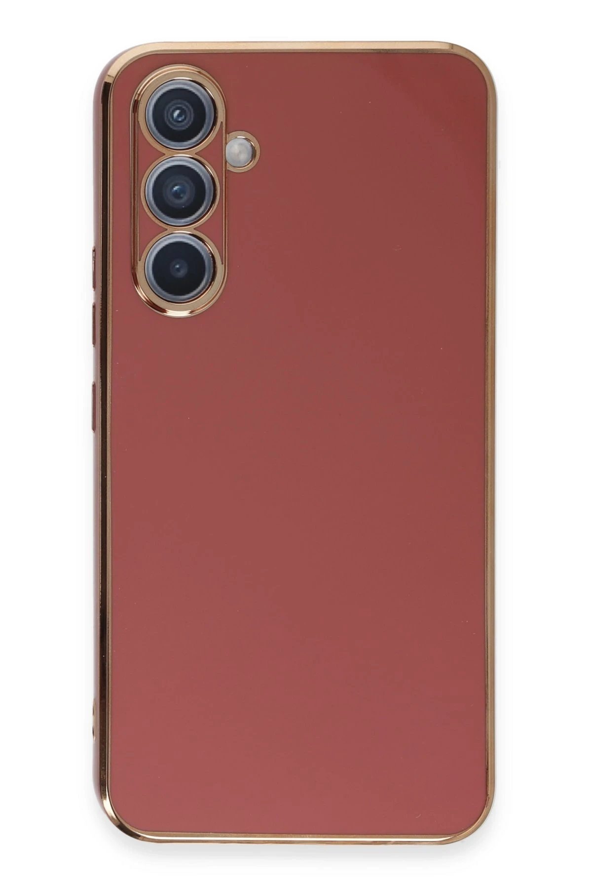 Newface Samsung Galaxy A54 5G Kılıf Volet Silikon - Kırmızı