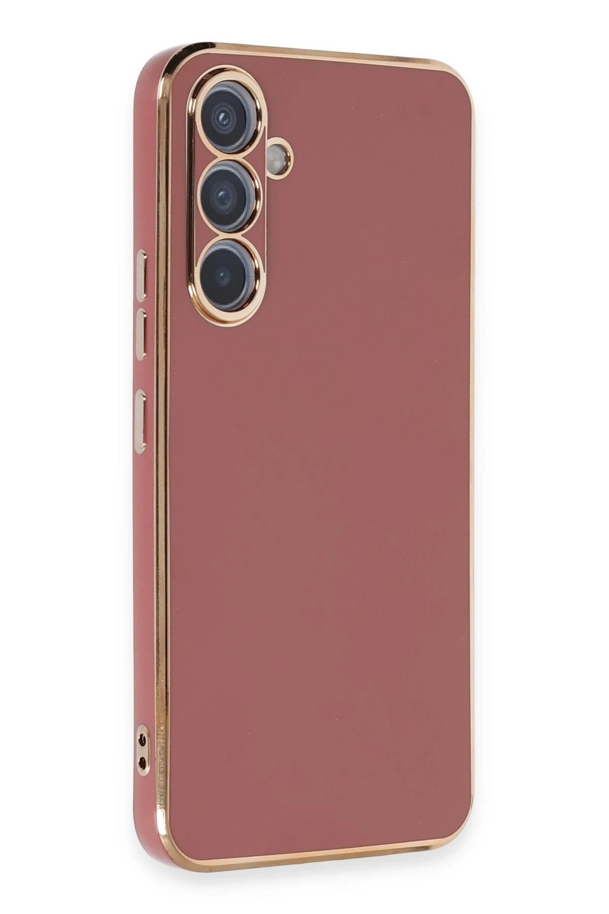 Newface Samsung Galaxy A54 5G Kılıf Volet Silikon - Kırmızı