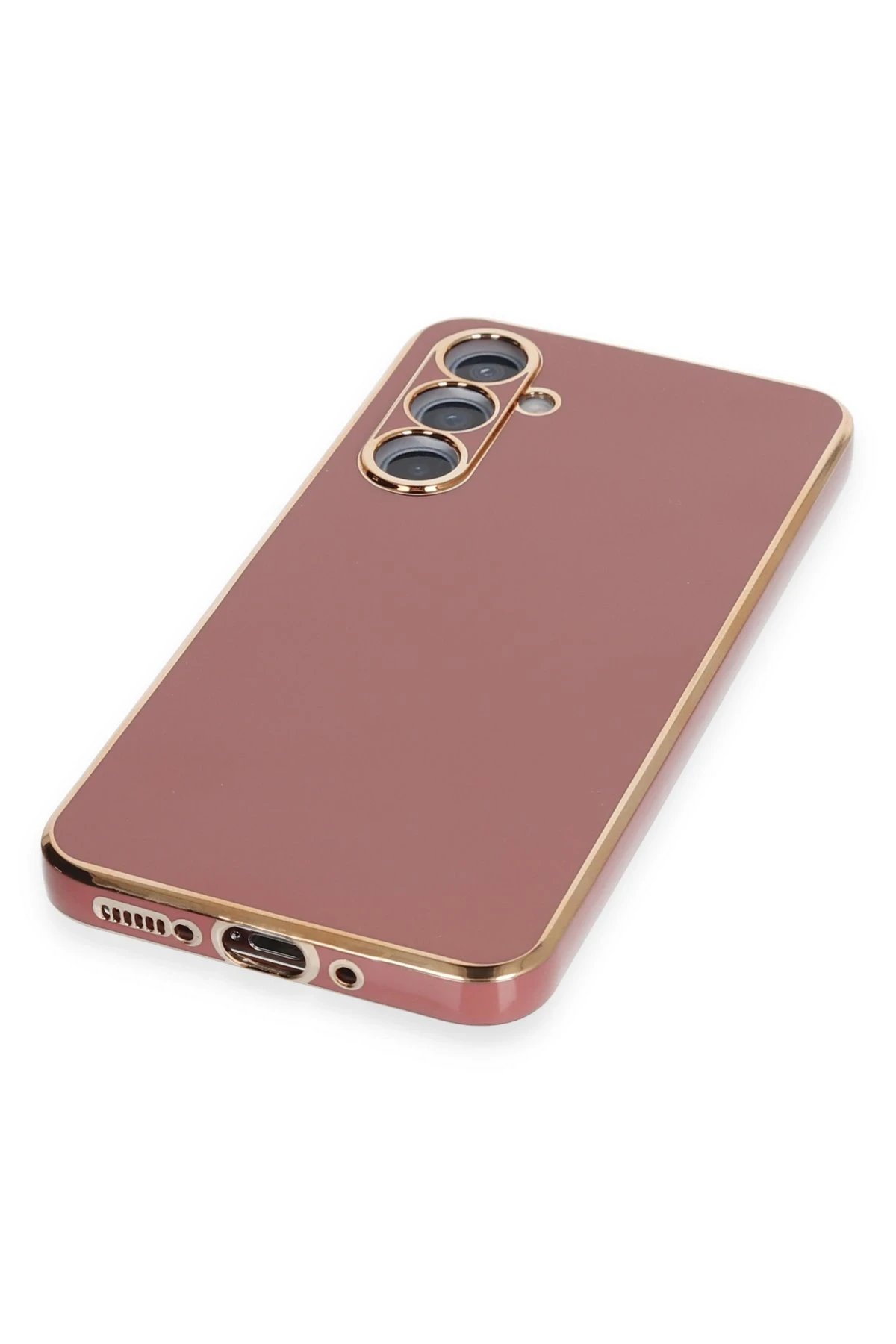 Newface Samsung Galaxy A54 5G Kılıf Volet Silikon - Kırmızı