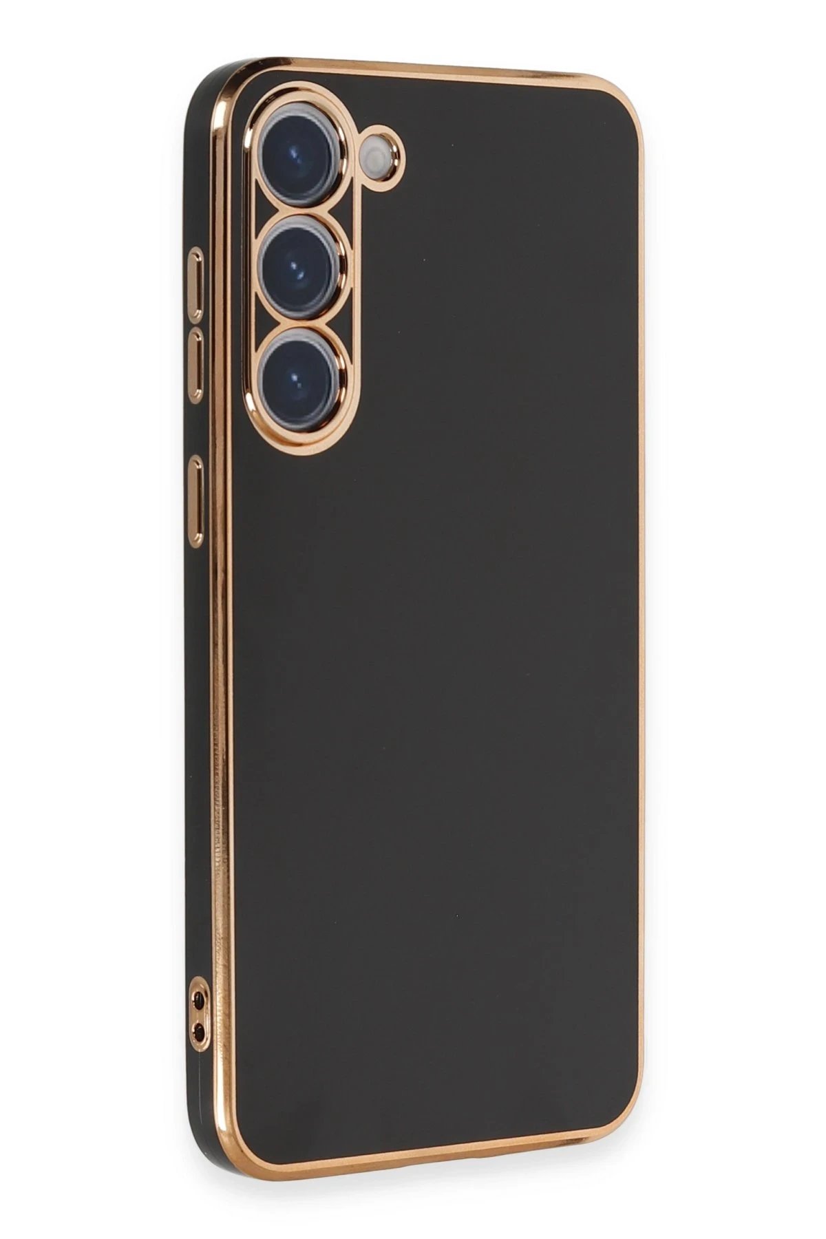 Newface Samsung Galaxy S23 Kılıf Volet Silikon - Siyah