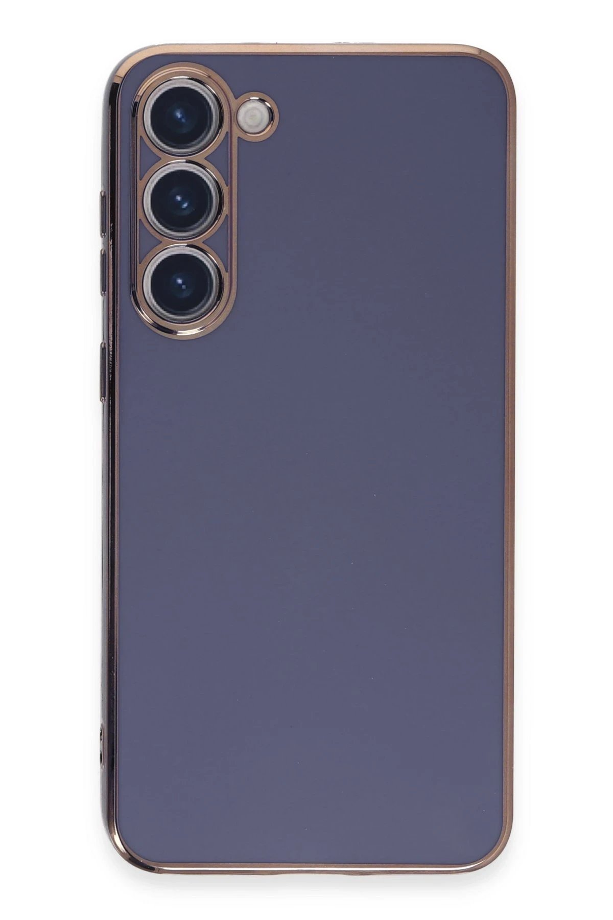 Newface Samsung Galaxy S23 Kılıf Volet Silikon - Mavi