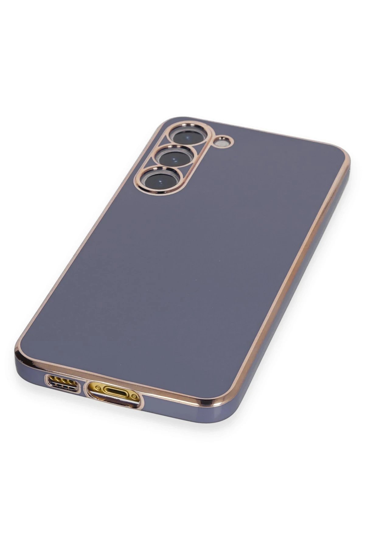 Newface Samsung Galaxy S23 Plus Kılıf Volet Silikon - Mavi