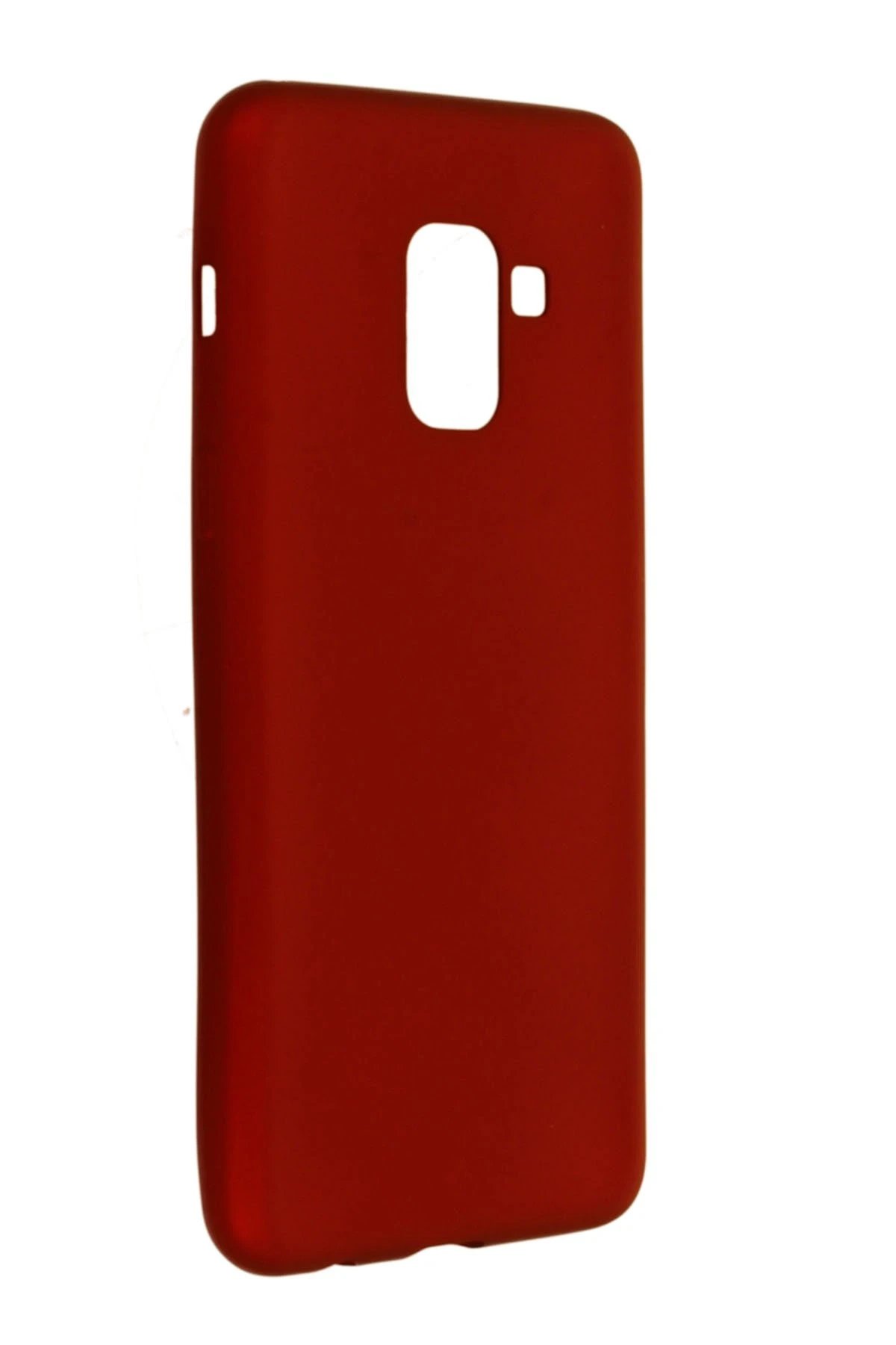 Newface Samsung Galaxy A8 2018 Kılıf First Silikon - Bordo