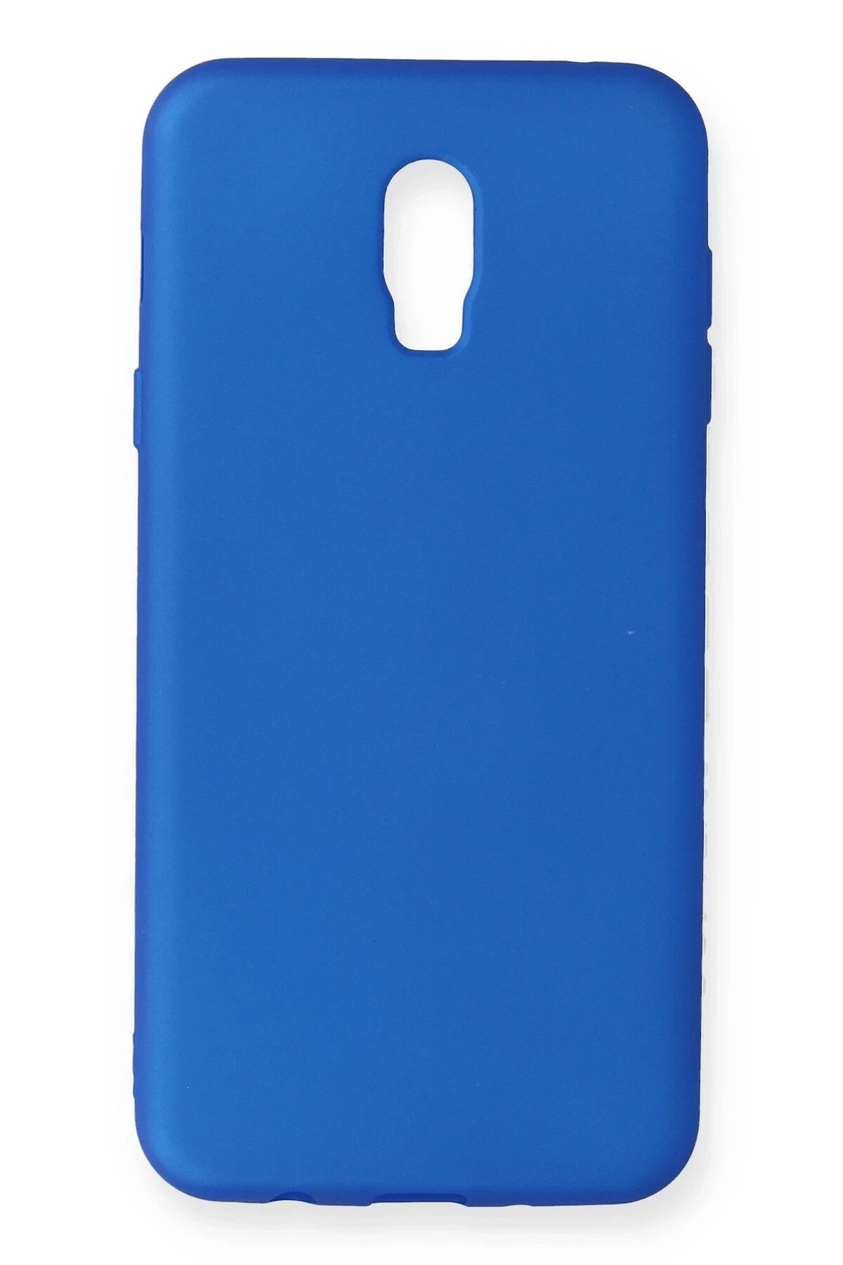 Newface Samsung Galaxy C8 Kılıf First Silikon - Mavi