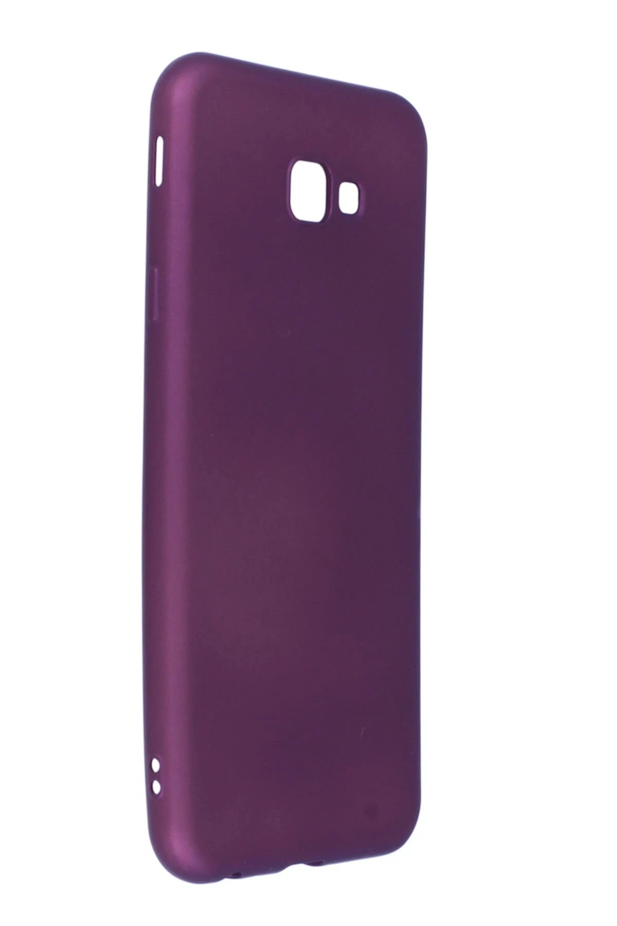 Newface Samsung Galaxy J4 Plus Kılıf First Silikon - Mürdüm