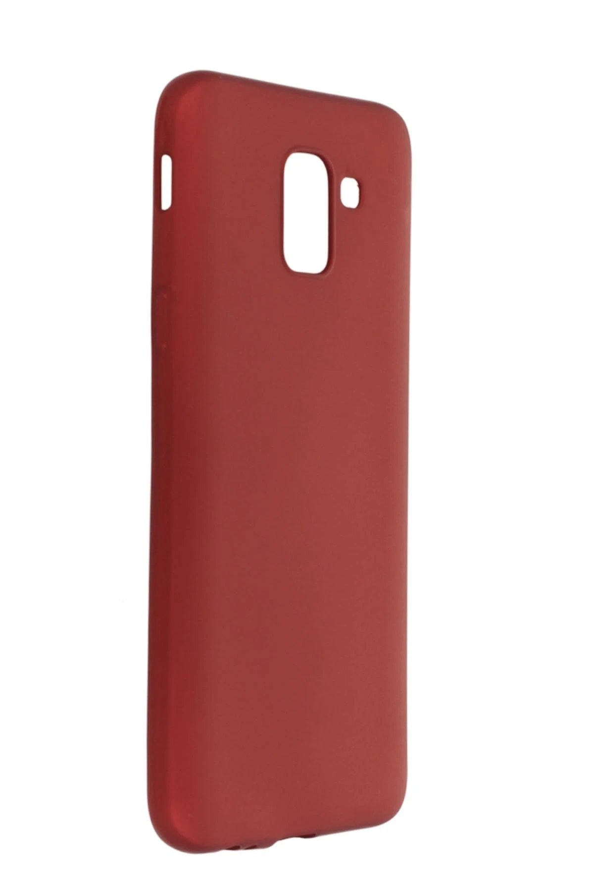 Newface Samsung Galaxy J6 Kılıf First Silikon - Bordo