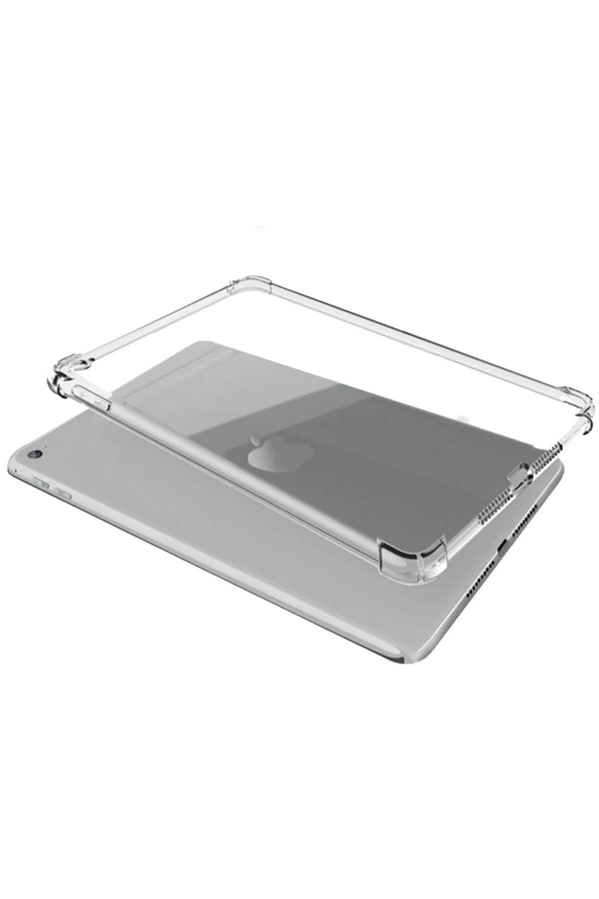 Newface Samsung Galaxy T737 Tab S7 FE 12.4 Kılıf Anti Şeffaf Tablet Silikon - Şeffaf