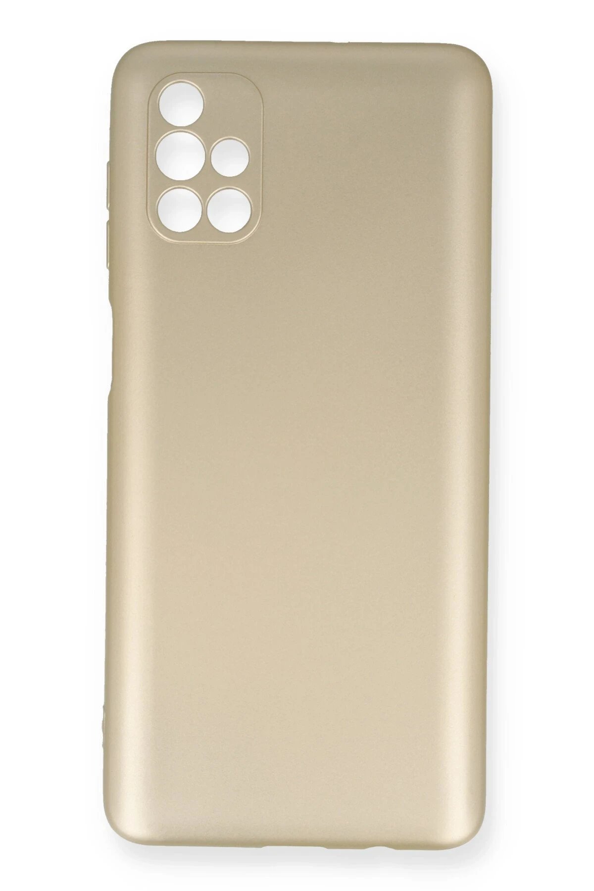 Newface Samsung Galaxy M51 Kılıf First Silikon - Gold