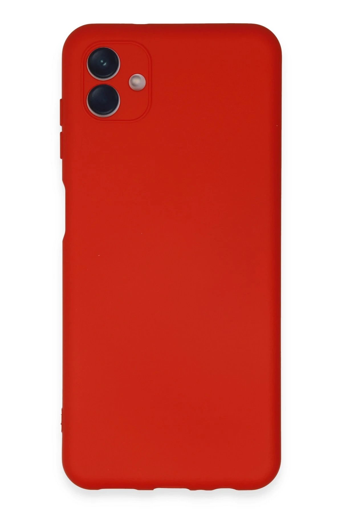 Newface Samsung Galaxy A04E Kılıf Nano içi Kadife Silikon - Kırmızı