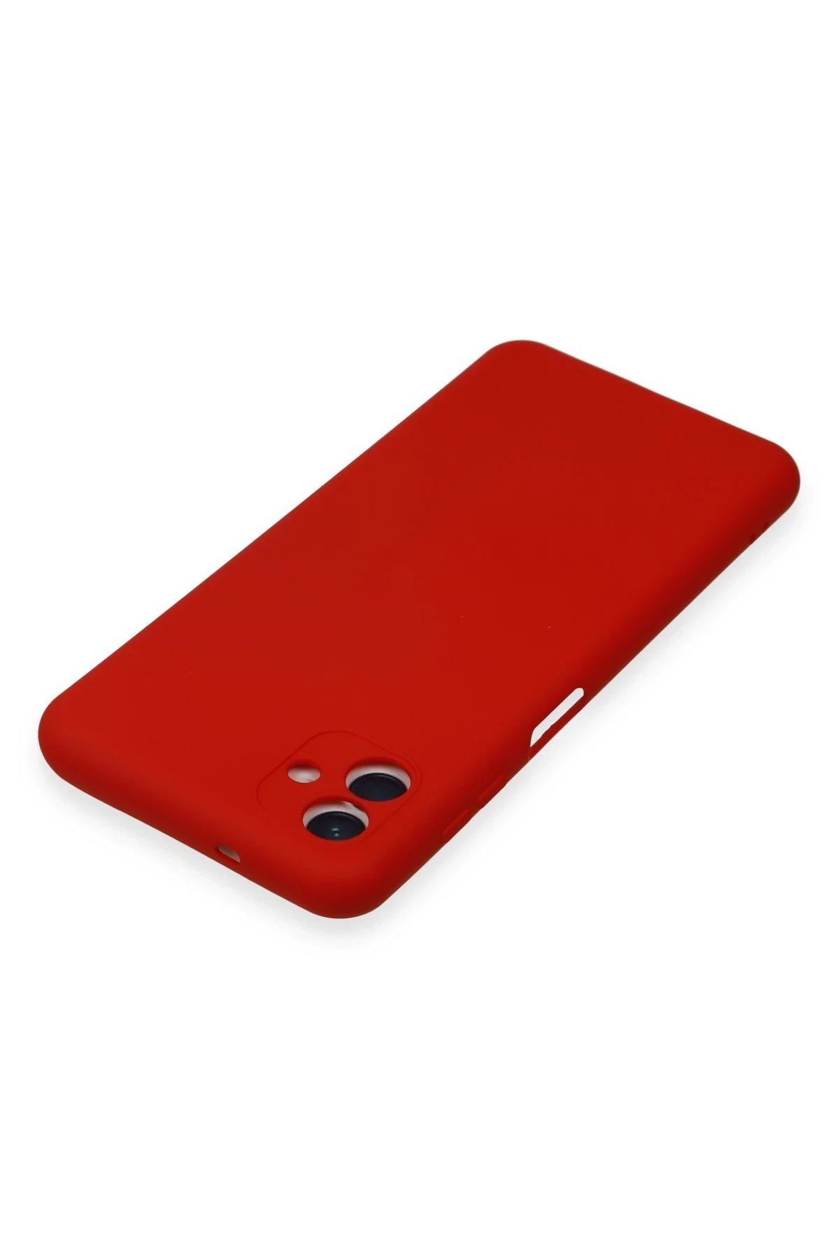 Newface Samsung Galaxy A04E Kılıf Nano içi Kadife Silikon - Kırmızı