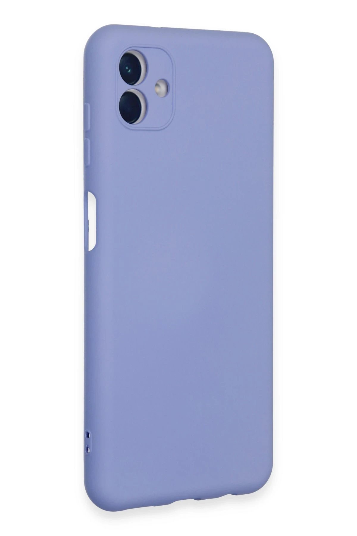 Newface Samsung Galaxy A04E Kılıf Nano içi Kadife Silikon - Lila