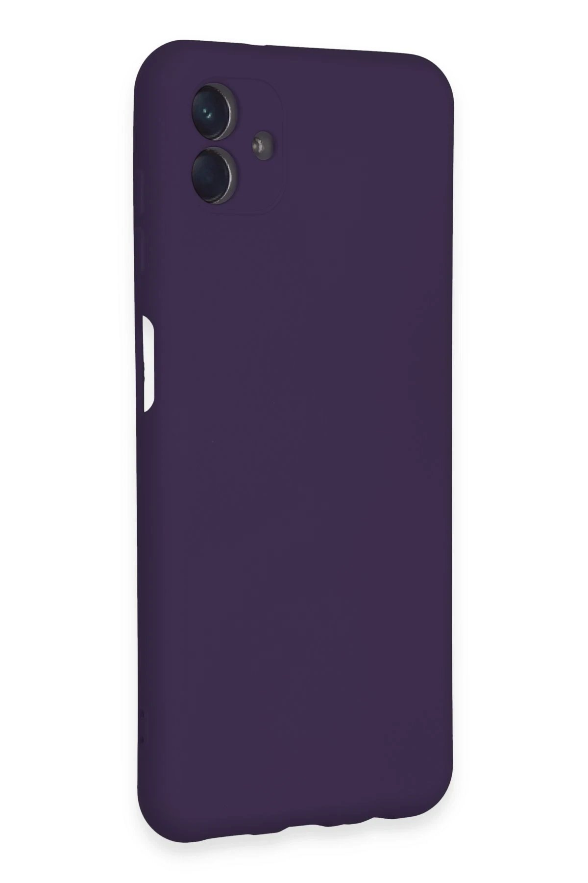 Newface Samsung Galaxy A04E Kılıf Nano içi Kadife Silikon - Mor